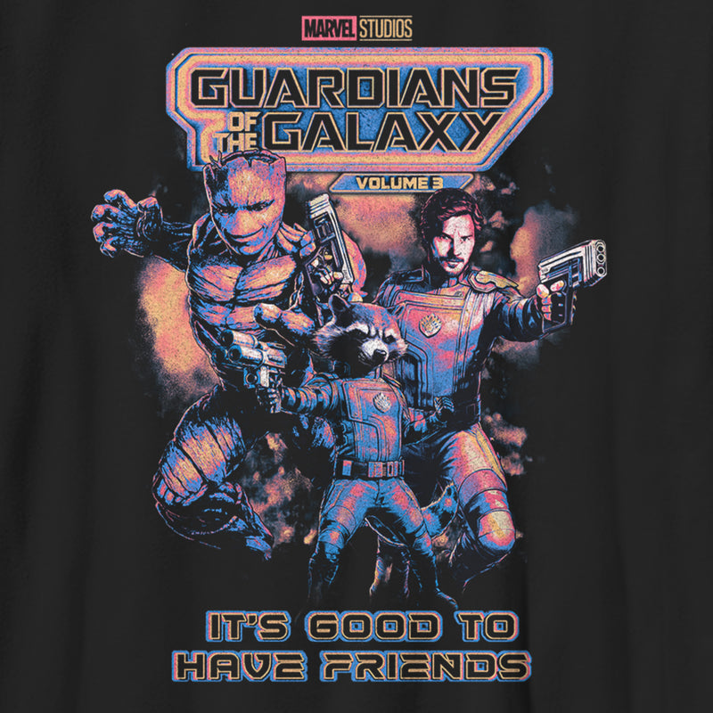 Boy's Guardians of the Galaxy Vol. 3 It's Good to Have Friends T-Shirt