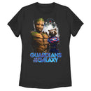 Women's Guardians of the Galaxy Vol. 3 Groot and Rocket Poster T-Shirt