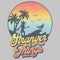 Junior's Stranger Things Retro Demogorgon at the Beach T-Shirt