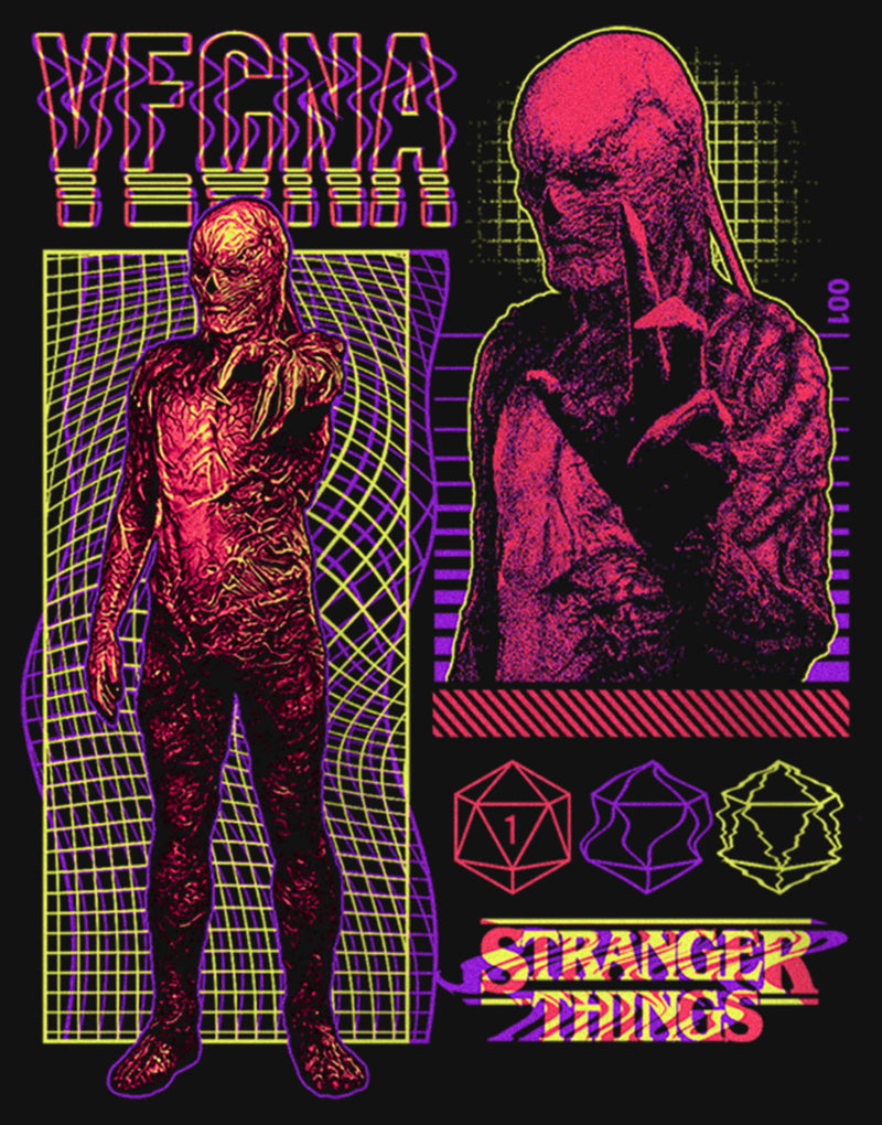 Girl's Stranger Things Vecna Evil Villain T-Shirt
