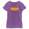 Girl's Stranger Things Orange Logo T-Shirt