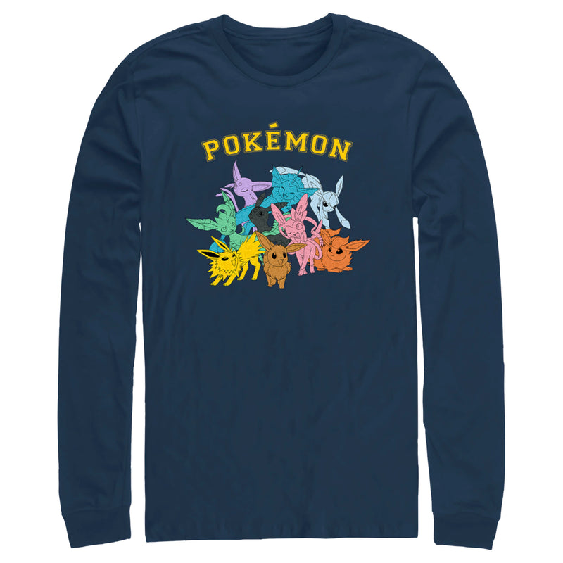 Men's Pokemon Eeveelutions Long Sleeve Shirt