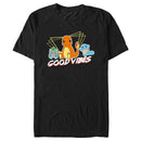 Men's Pokemon Bulbasaur, Squirtle and Charmander Good Vibes T-Shirt