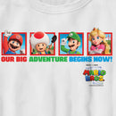Boy's The Super Mario Bros. Movie Our Big Adventure Begins Now T-Shirt
