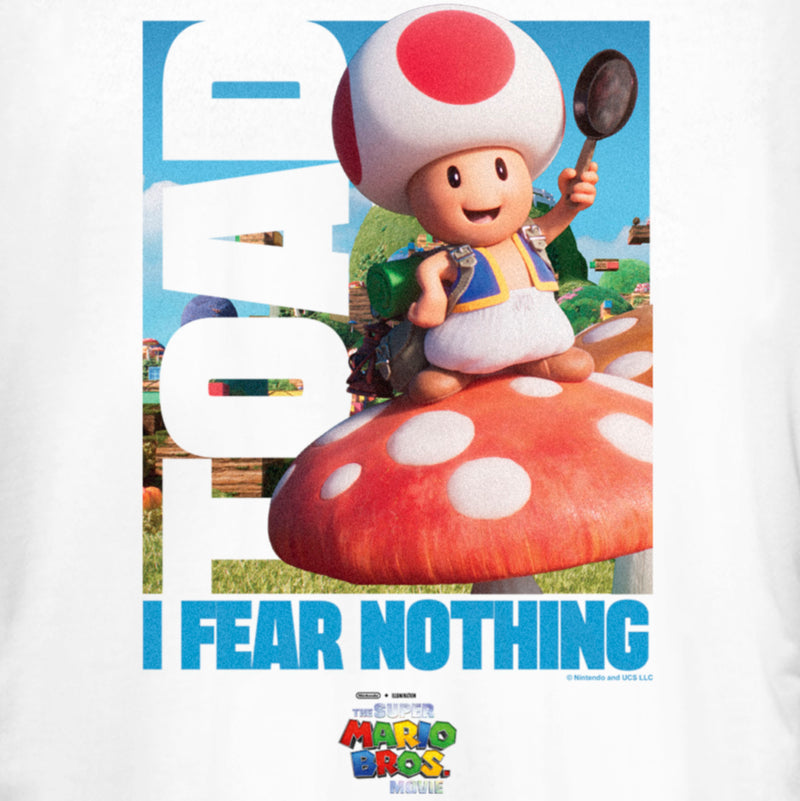 Junior's The Super Mario Bros. Movie Toad I Fear Nothing T-Shirt