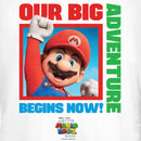 Junior's The Super Mario Bros. Movie Mario Our Big Adventure Begins Now T-Shirt