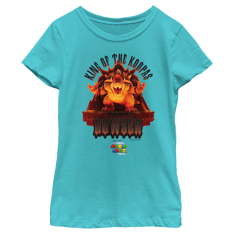 Girl's The Super Mario Bros. Movie Bowser King of the Koopas T-Shirt