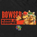 Men's The Super Mario Bros. Movie Bowser King of the Koopas Portrait T-Shirt