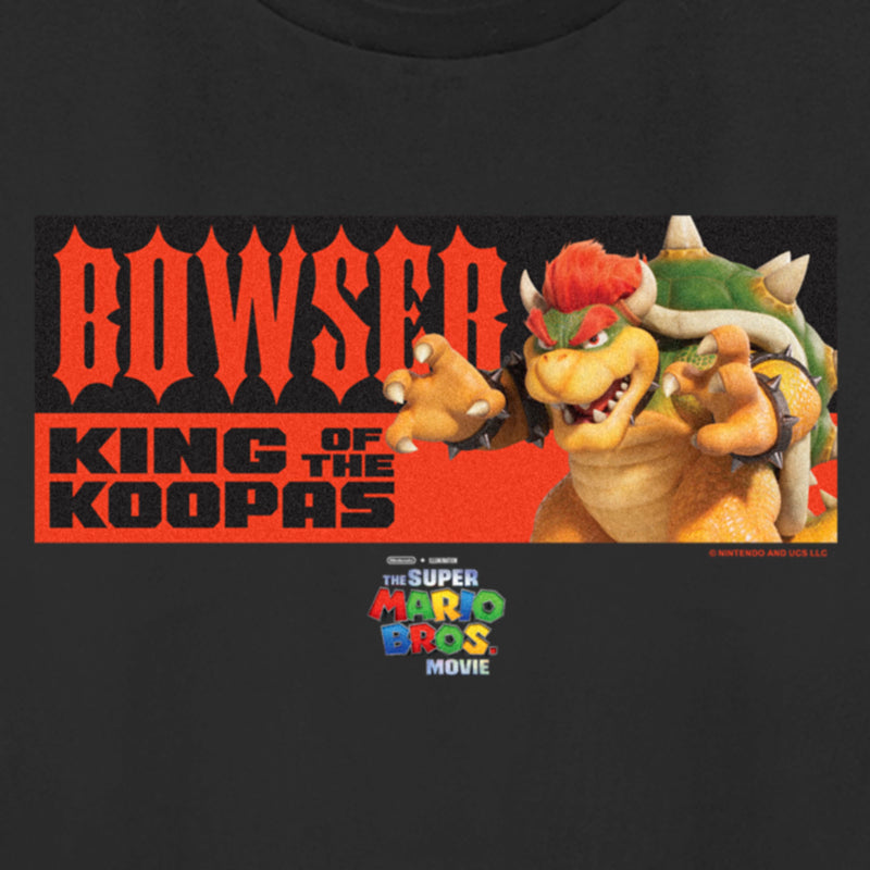 Women's The Super Mario Bros. Movie Bowser King of the Koopas Portrait T-Shirt