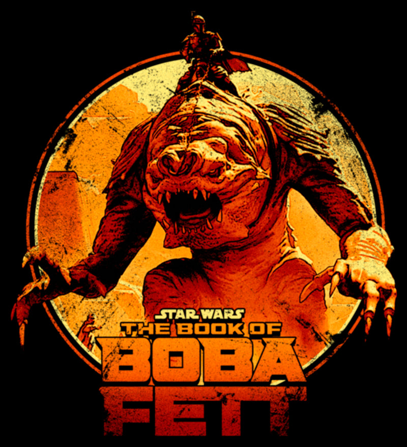 Women's Star Wars: The Book of Boba Fett Riding the Rancor T-Shirt