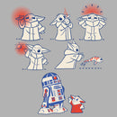 Boy's Star Wars: The Mandalorian Grogu and R2-D2 Pals Up to Mischief T-Shirt