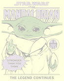 Men's Star Wars: The Mandalorian Grogu Faded Poster T-Shirt