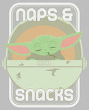 Men's Star Wars: The Mandalorian Grogu Naps & Snacks T-Shirt