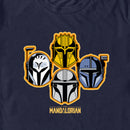 Men's Star Wars: The Mandalorian Helmet Stack T-Shirt