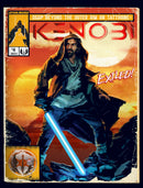 Junior's Star Wars: Obi-Wan Kenobi Vintage Comic with Exiled Kenobi T-Shirt