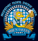 Junior's The Simpsons Support Moe's, Drink Beer T-Shirt