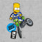 Men's The Simpsons Bart BMX Bike T-Shirt