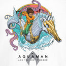 Junior's Aquaman and the Lost Kingdom Seahorse Logo T-Shirt
