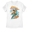 Women's Aquaman and the Lost Kingdom Retro Action Pose T-Shirt