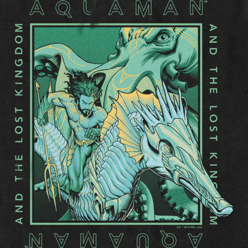 Men's Aquaman and the Lost Kingdom Topo Square T-Shirt