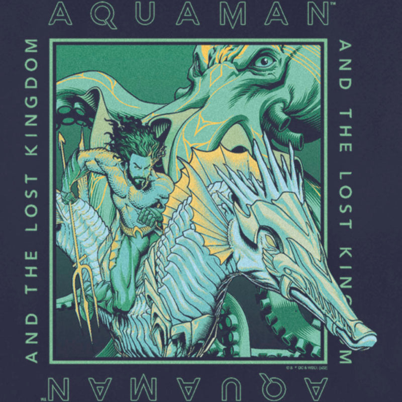 Women's Aquaman and the Lost Kingdom Topo Square T-Shirt