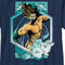 Boy's Aquaman and the Lost Kingdom Floral Portrait T-Shirt