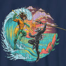 Boy's Aquaman and the Lost Kingdom Black Manta and Aquaman T-Shirt