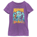 Girl's Aquaman and the Lost Kingdom Retro Window Poster T-Shirt