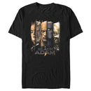 Men's Black Adam Faces of Justice T-Shirt