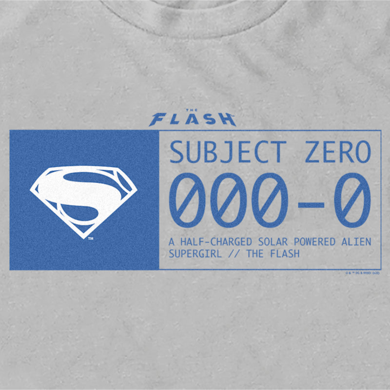 Men's The Flash Supergirl Subject Zero Blue T-Shirt