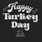 Men's Friends Happy Turkey Day Long Sleeve Shirt