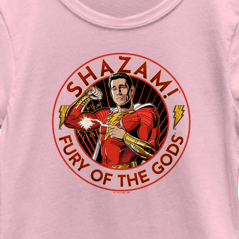 Girl's Shazam! Fury of the Gods Hero Circle T-Shirt