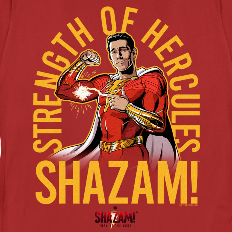 Women's Shazam! Fury of the Gods Strength of Hercules T-Shirt