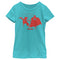 Girl's DC League of Super-Pets Superman and Krypto Silhouettes T-Shirt