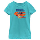 Girl's DC League of Super-Pets Superman's Best Friend Krypto Logo T-Shirt