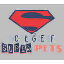 Boy's DC League of Super-Pets Superman Logo Cutouts Pull Over Hoodie