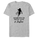 Men's Wonder Woman Moms Run On Truth, Love & Justice T-Shirt