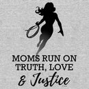 Men's Wonder Woman Moms Run On Truth, Love & Justice Tank Top