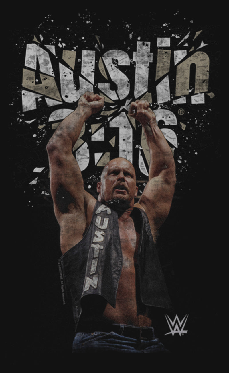 Girl's WWE Stone Cold Steve Austin 3:16 Shattered Glass T-Shirt