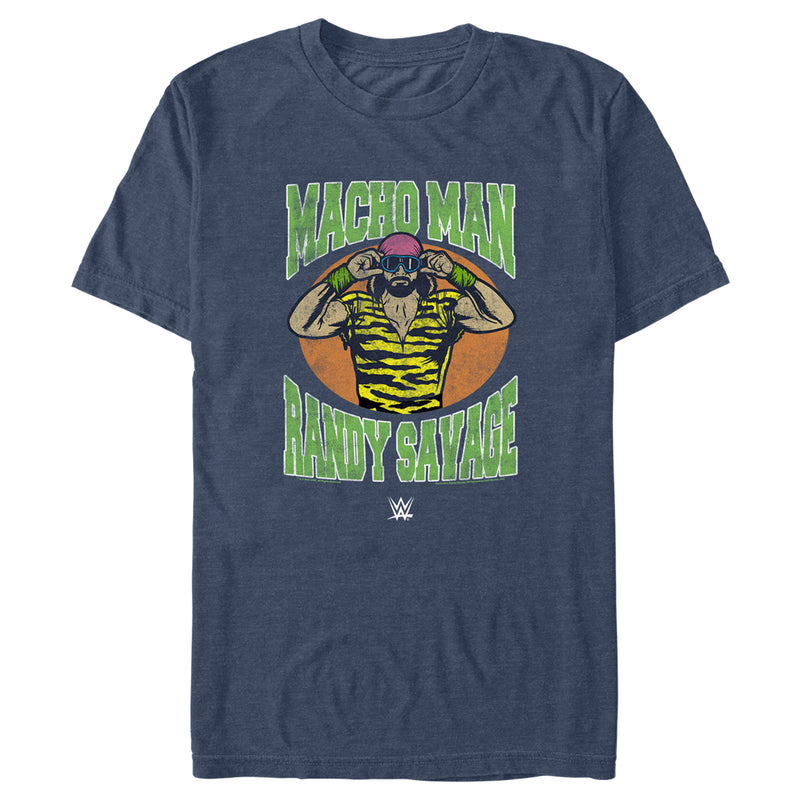Men's WWE Macho Man Randy Savage Distressed T-Shirt