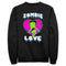Men's Betty Boop Halloween Green Zombie Love Sweatshirt