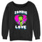 Junior's Betty Boop Halloween Green Zombie Love Sweatshirt