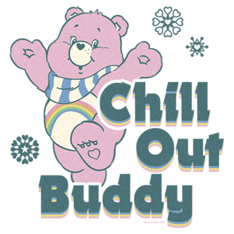 Men's Care Bears Best Friend Bear Chill Out Buddy Long Sleeve Shirt