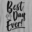 Boy's Minnie Mouse Best Day Ever Logo T-Shirt