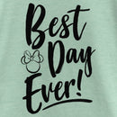 Girl's Minnie Mouse Best Day Ever Logo T-Shirt