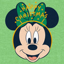 Girl's Minnie Mouse Happy Christmas Headband T-Shirt