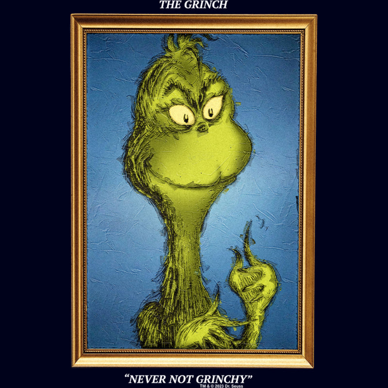 Women's Dr. Seuss Framed Grinch Painting T-Shirt