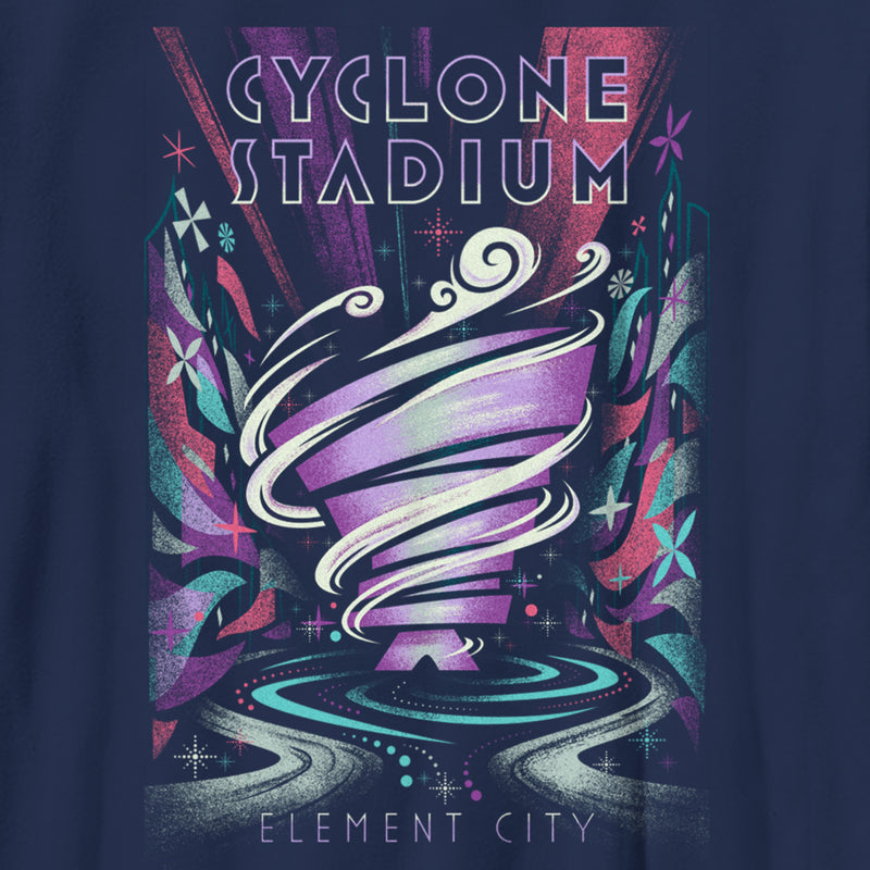 Boy's Elemental Cyclone Stadium Poster T-Shirt