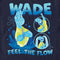 Men's Elemental Wade Feel the Flow Poster T-Shirt