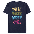 Men's Elemental Air Earth Water Fire T-Shirt